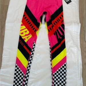 Zumba Fitness Size Small Colorful Leggings NWT